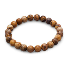 Load image into Gallery viewer, Picture Jasper Stretch Bracelet