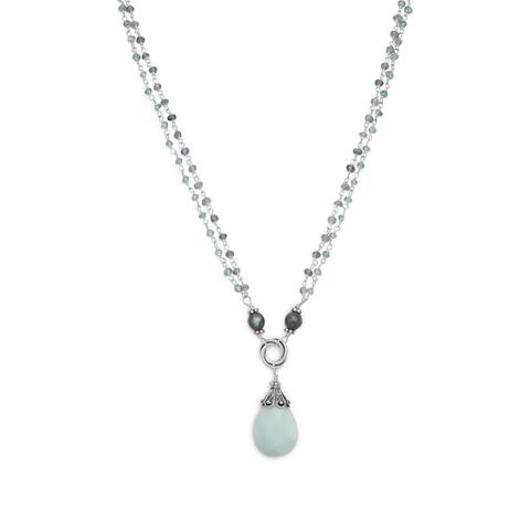 Baila Luna Mint Chocolate Drop Necklace