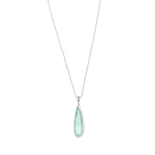 Load image into Gallery viewer, Ancient Roman Glass Pear Drop Necklace