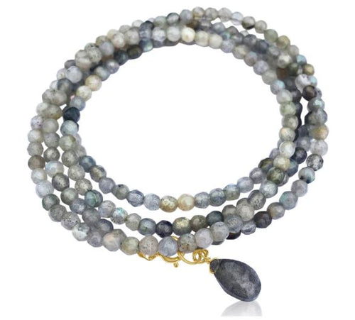 Labradorite Wrap Bracelet for a Positive Change in Your Life